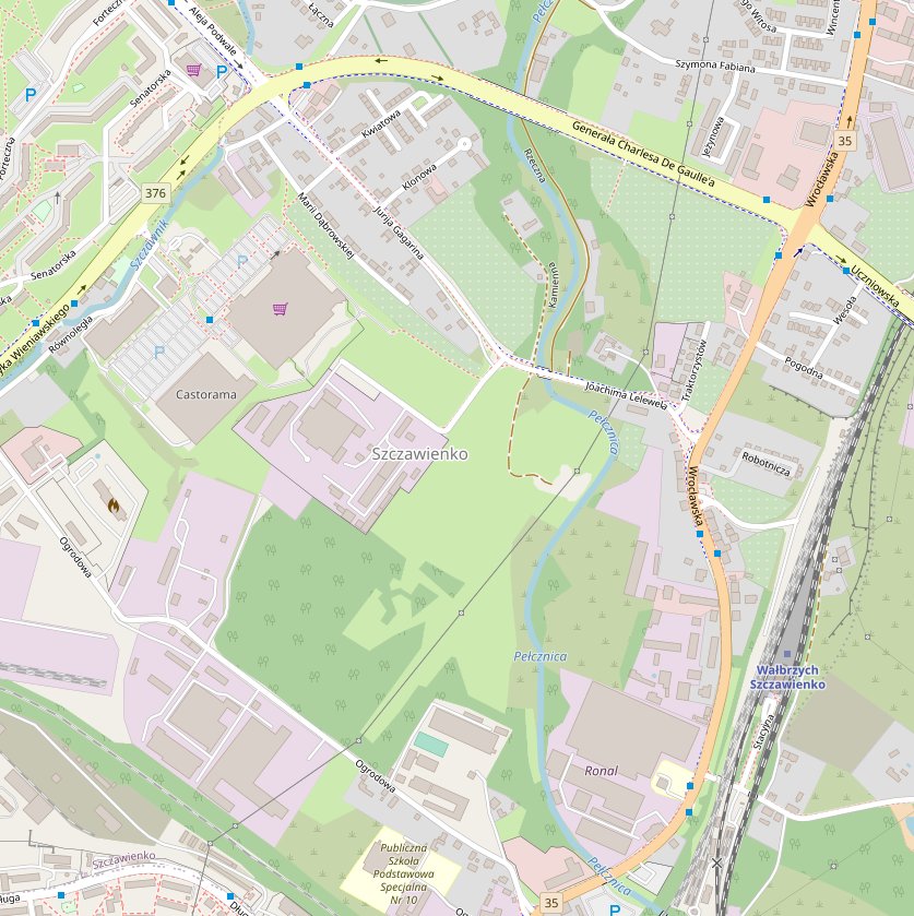 Mapa oferty Szczawienko Mapa oferty Szczawienko