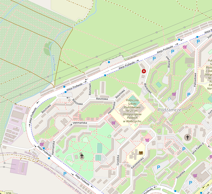 Mapa oferty Podzamcze 47 Mapa oferty Podzamcze 47