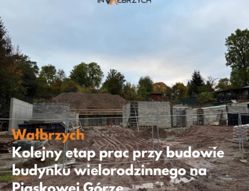 Kolejny etap pracy przy budowie budynku wielorodzinnego przy ulicy Porcelanowej