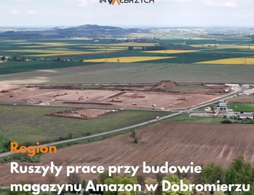 Ruszyły prace przy budowie magazynów Amazon w Dobromierzu
