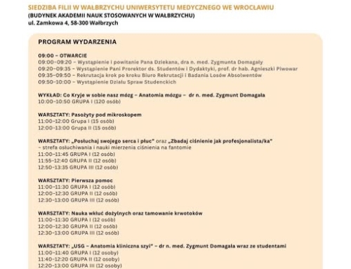 Dni otwarte Filii Uniwersytetu Medycznego