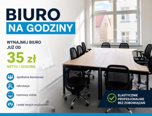 Biuro na&nbsp;najem krótkoterminowy w&nbsp;centrum miasta!